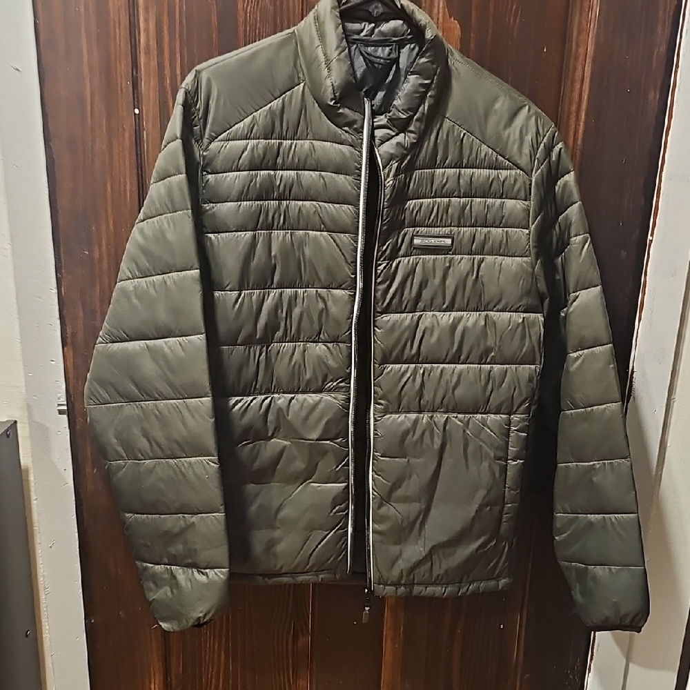 Jack & Jones Men's Green Puffer Jacket